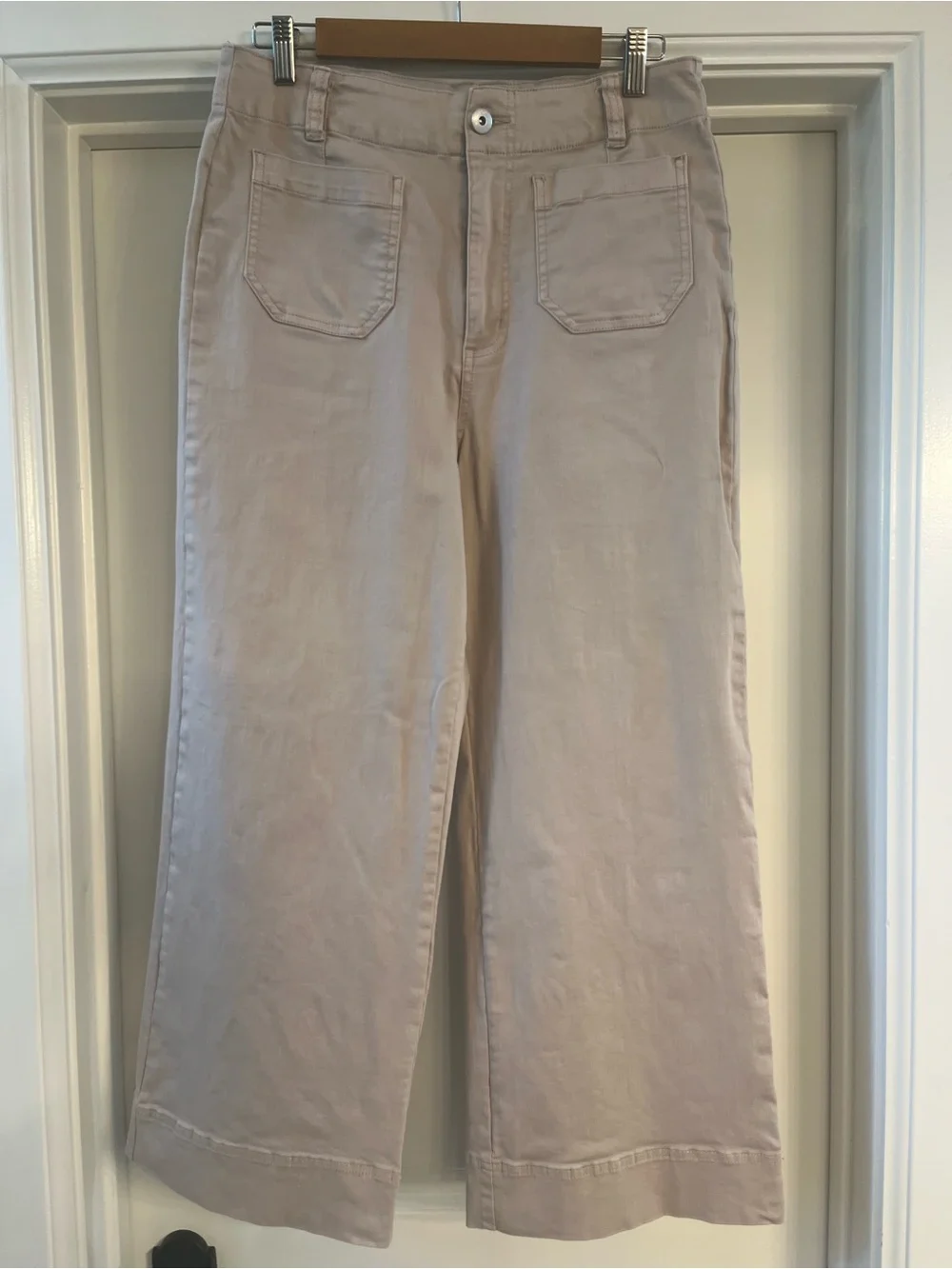 Habitat Wide-Leg Pants in Light Beige